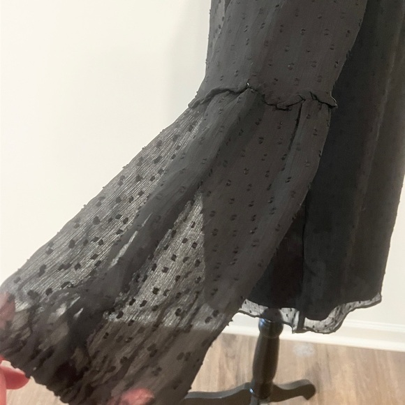 Japna Women's Black Polka Dot Dress, Small - Picture 3 of 6